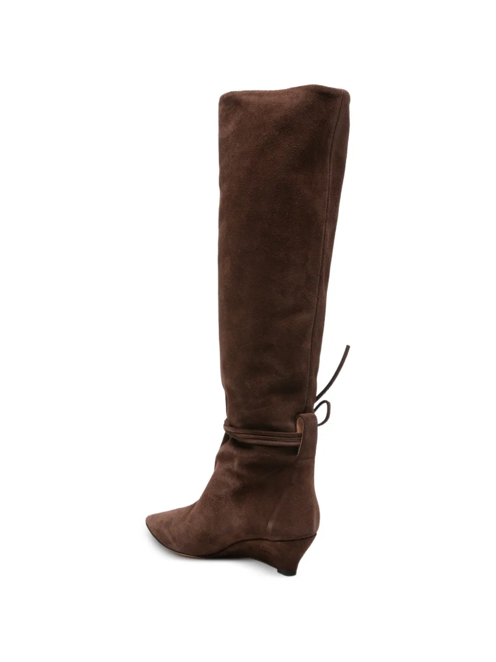 ODISSI pointed-toe tie-fastening boots Bruin