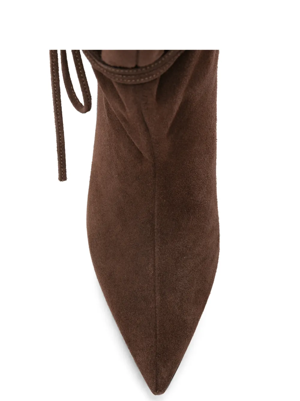ODISSI pointed-toe tie-fastening boots Bruin