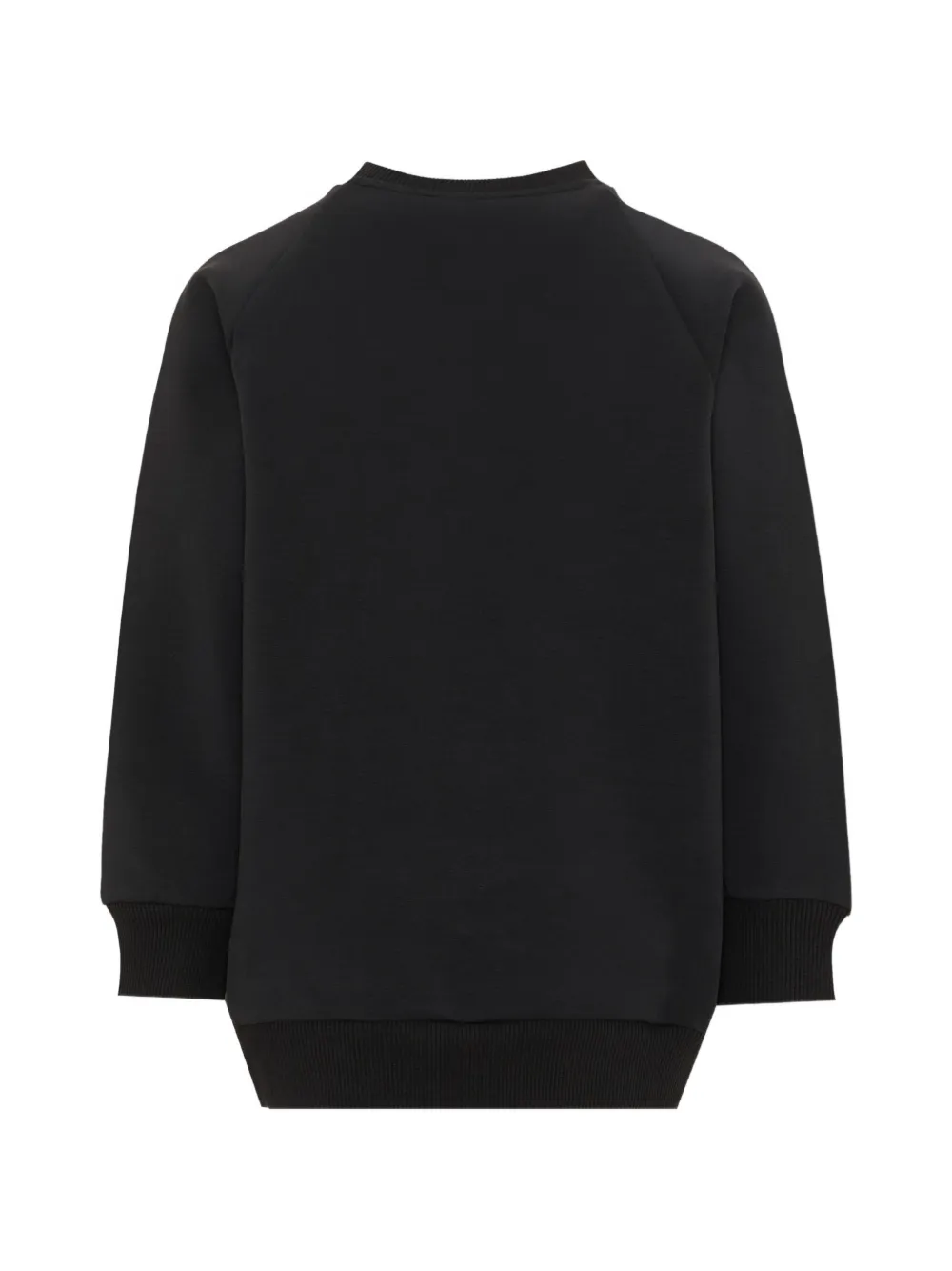 Balmain Kids Trui met raglan mouwen en logoprint Zwart