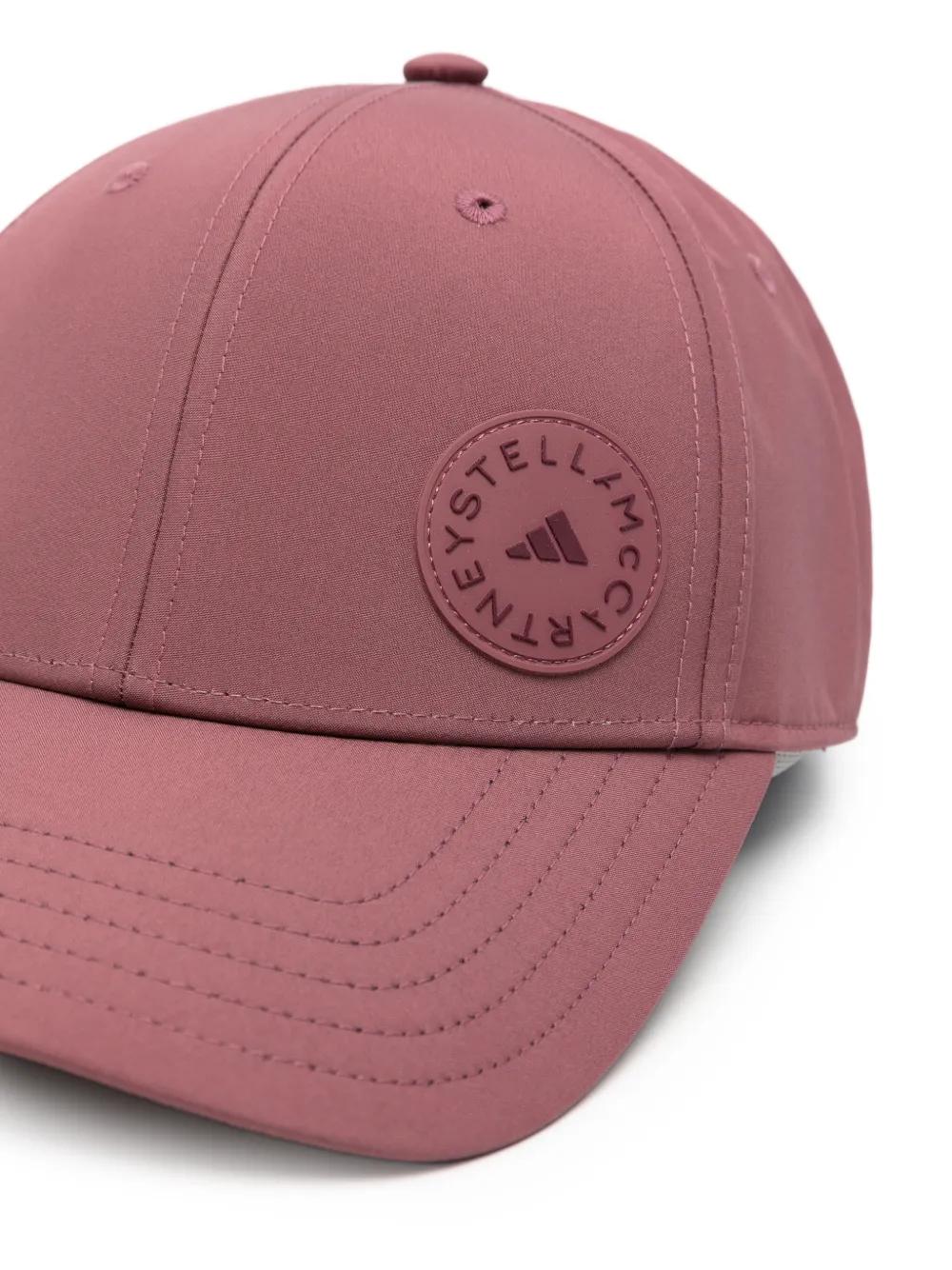 adidas by Stella McCartney logo-patch baseball cap Roze