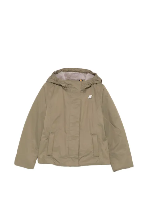 K Way Kids logo-patch hooded jacket