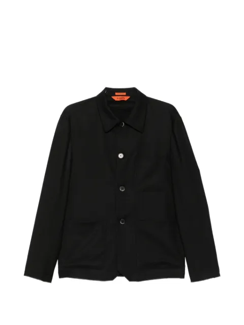 Barena button-up patch-pocket overshirt
