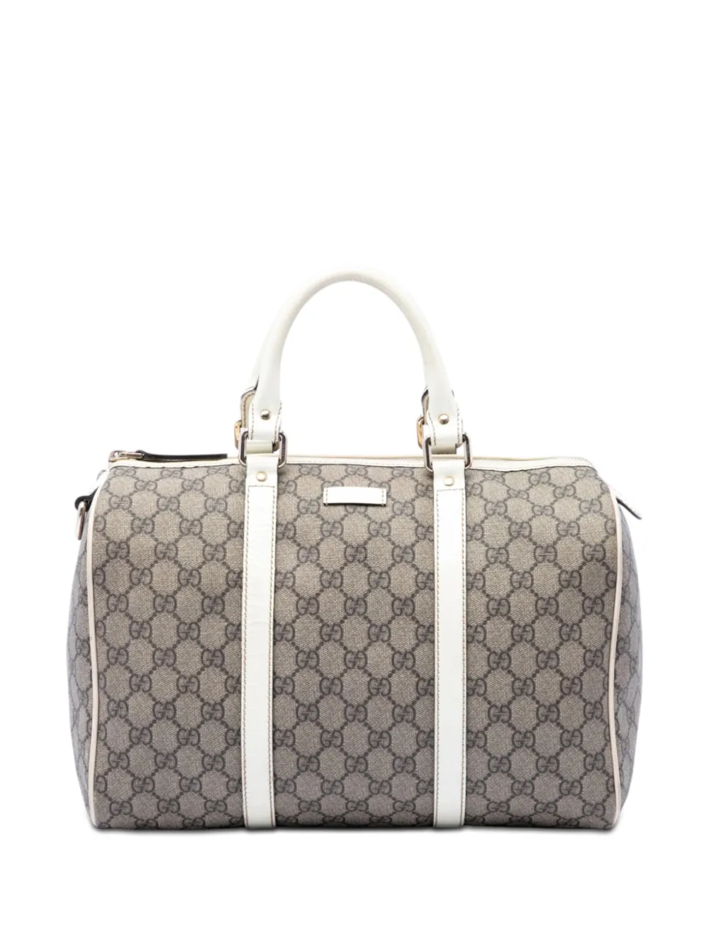 Gucci Pre-Owned 2016-2026 Medium GG Supreme Joy boston bag - White