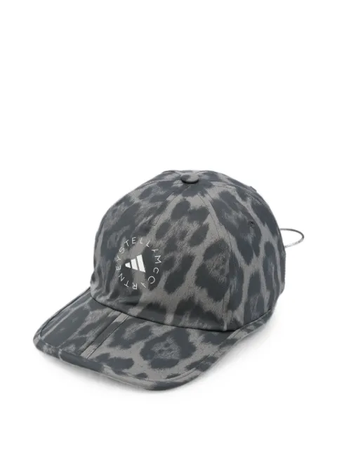 adidas by Stella McCartney leopard-pattern logo-print baseball cap