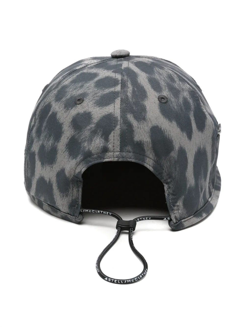 adidas by Stella McCartney Pet met luipaard-print en logo-print Grijs