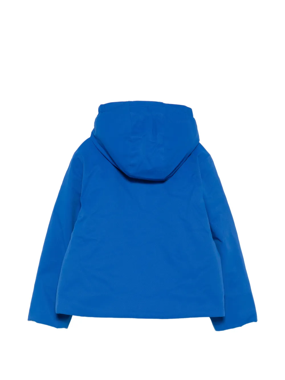 K Way Kids P. Jacko Twill Marmotta hooded logo-patch jacket Blauw