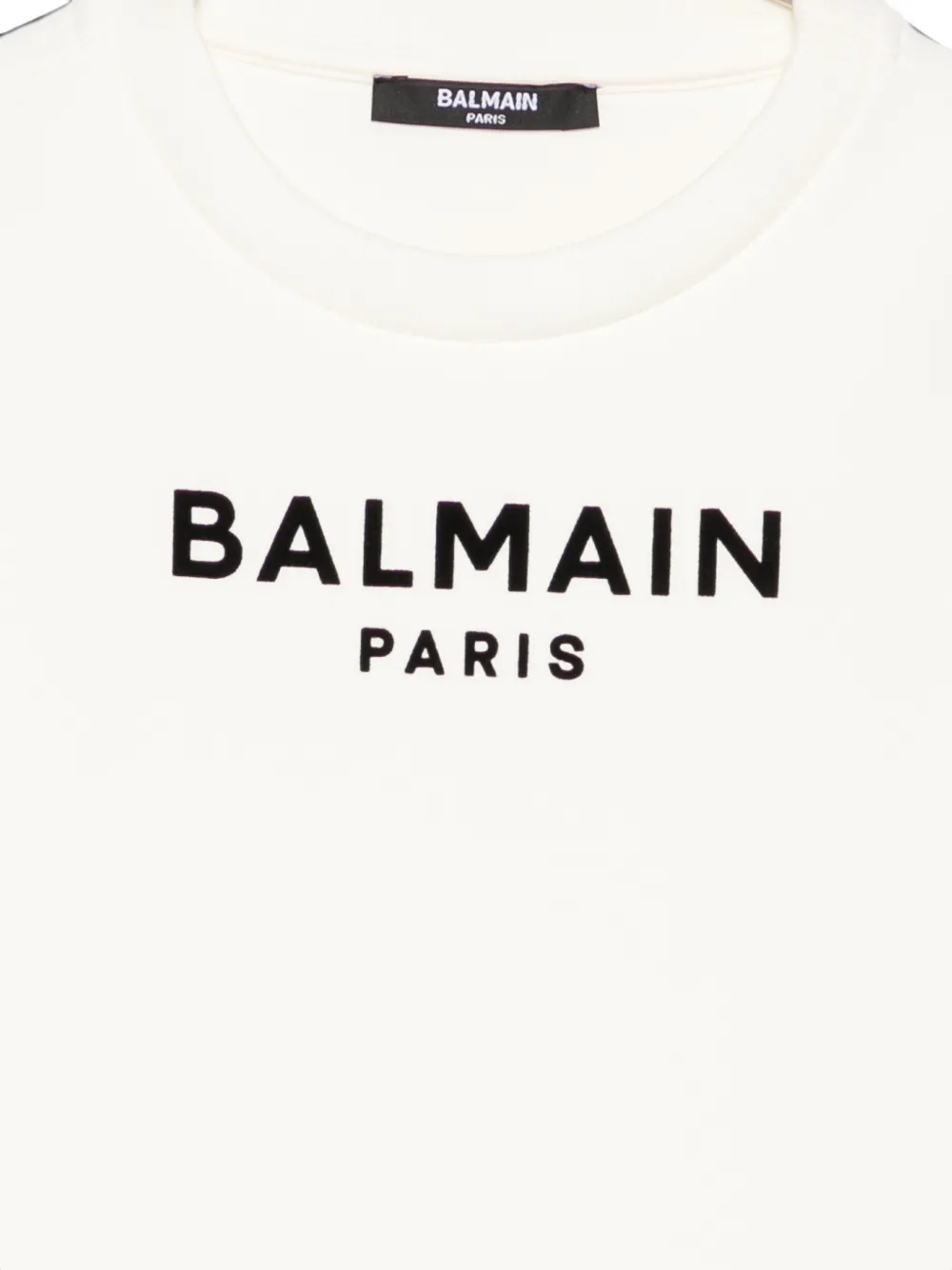 Balmain Kids Sweater met logoprint Wit