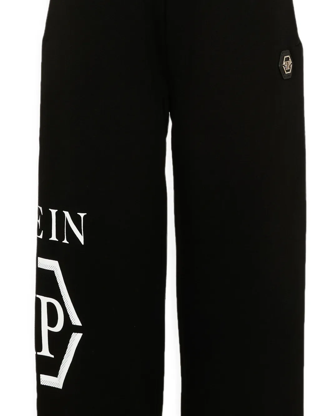 Philipp Plein Junior Trainingsbroek met logoprint Zwart