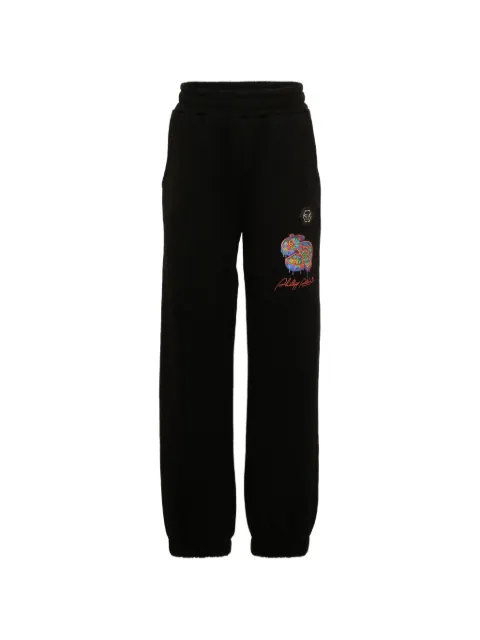 Philipp Plein Junior logo-patch track pants