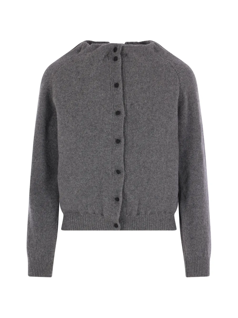 Ter Et Bantine gathered raglan-sleeve cardigan - Grau