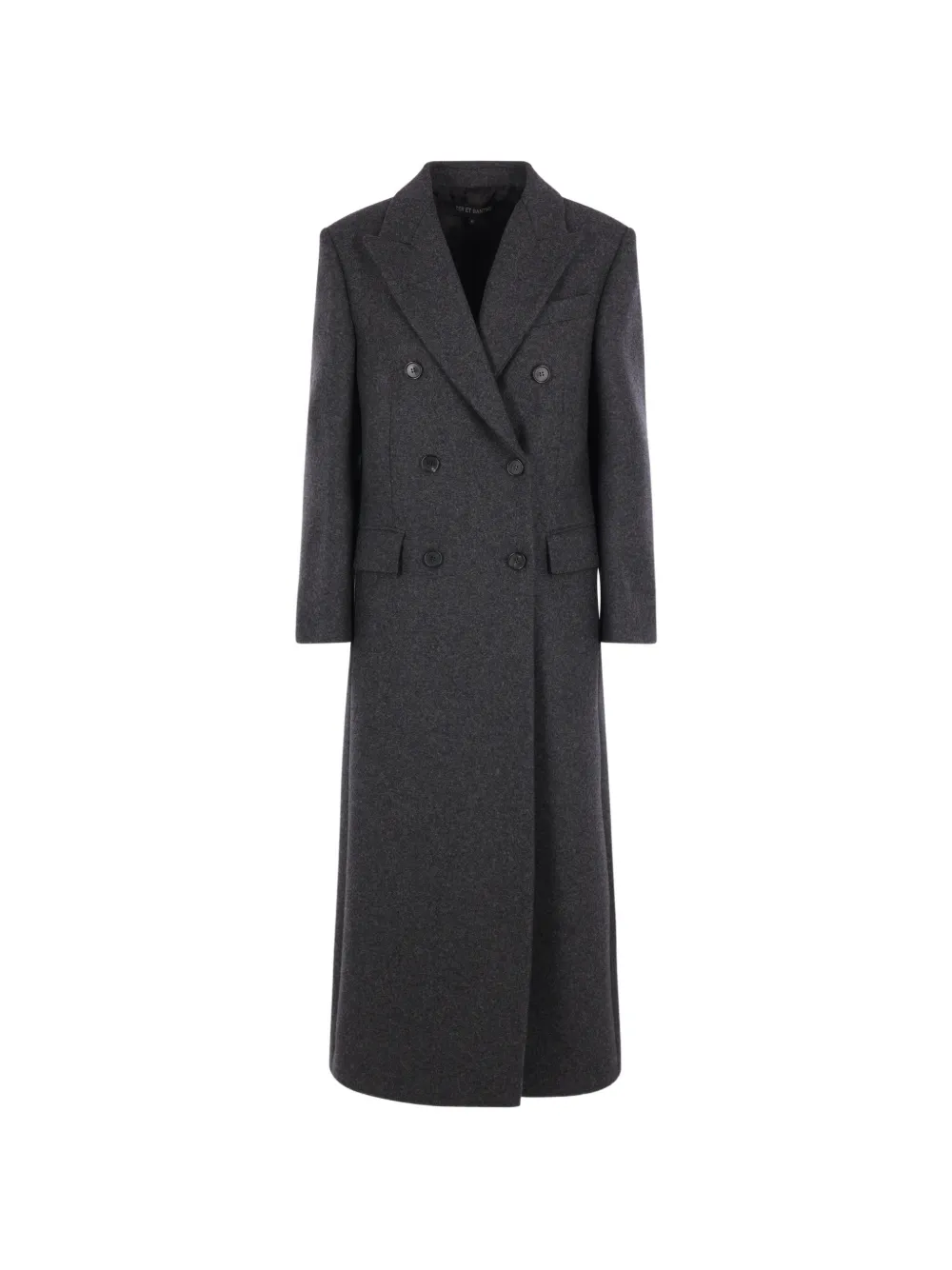 Ter Et Bantine Double-breasted Coat In Black