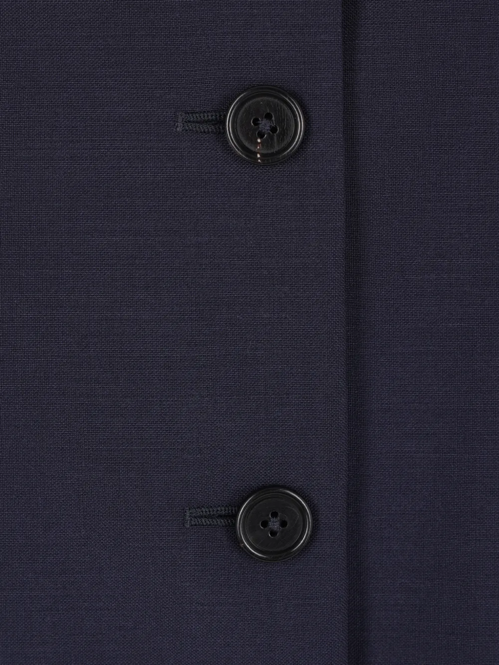 Jil Sander Jack met enkele rij knopen Blauw