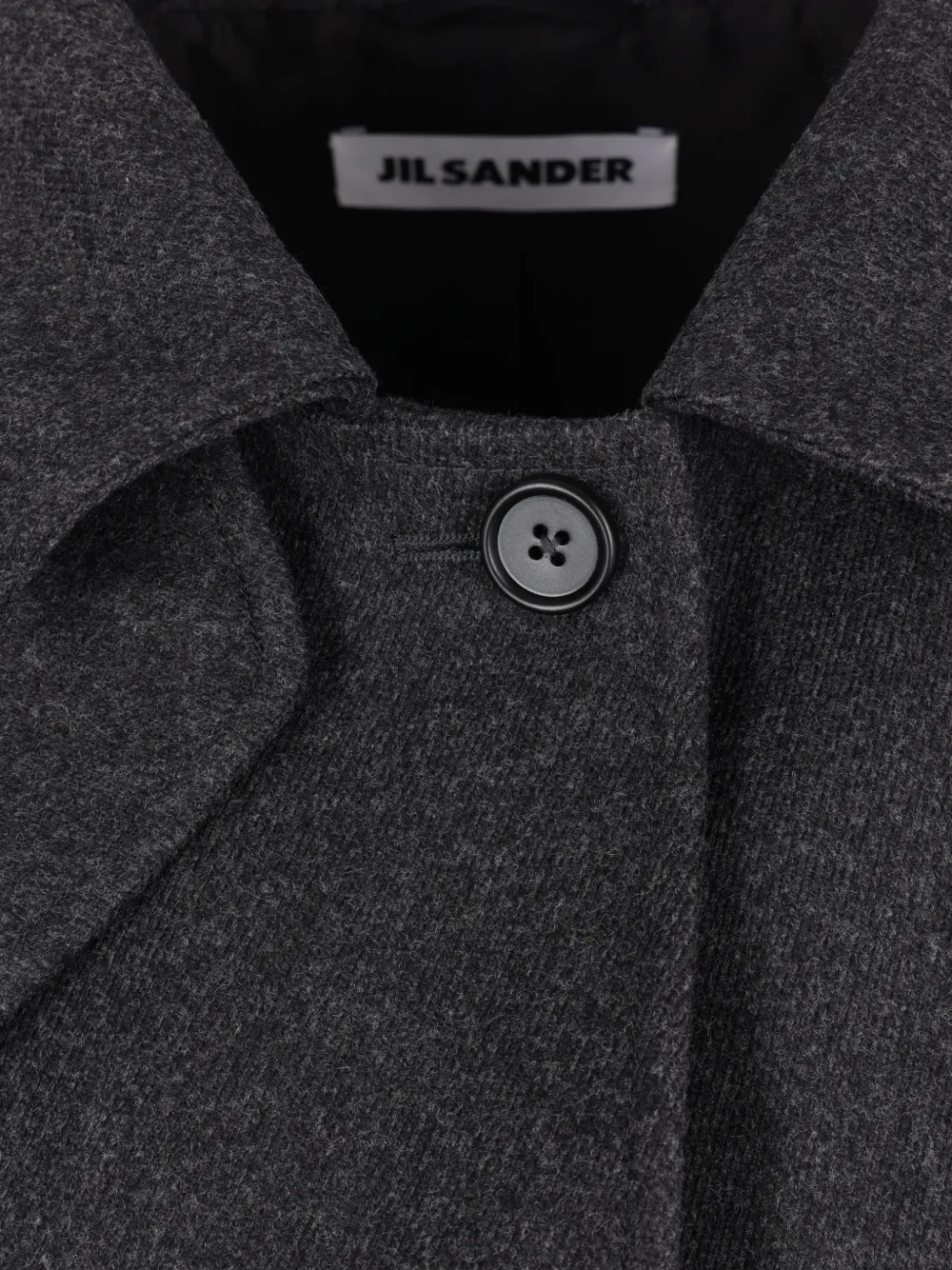 Jil Sander Wollen jas Grijs