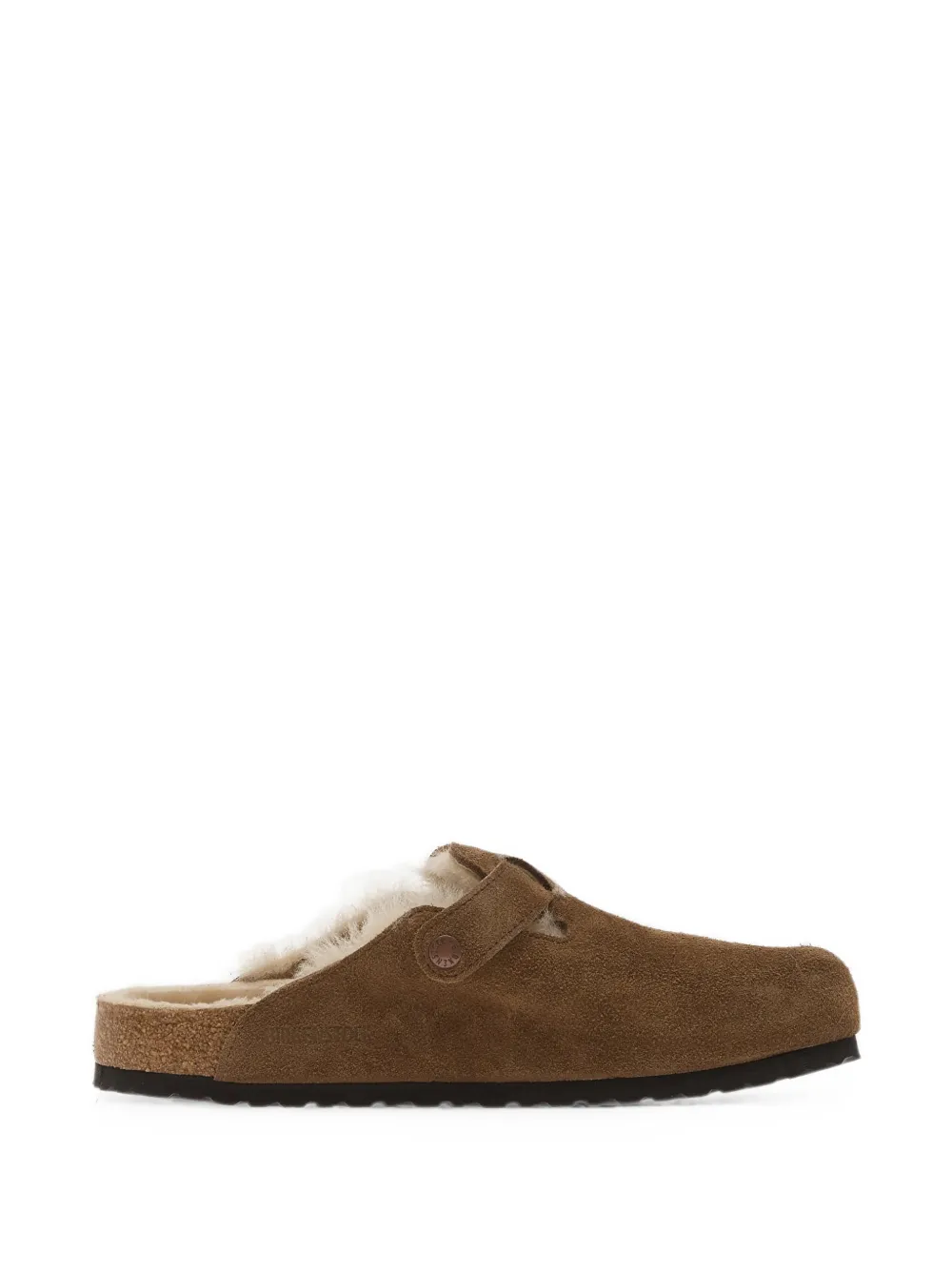 Birkenstock Boston shearling mules - Braun