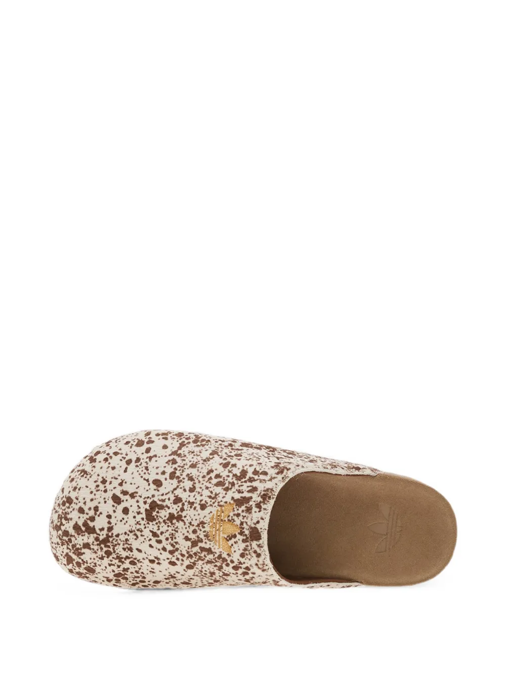 adidas Adimule splatter-print mules Beige