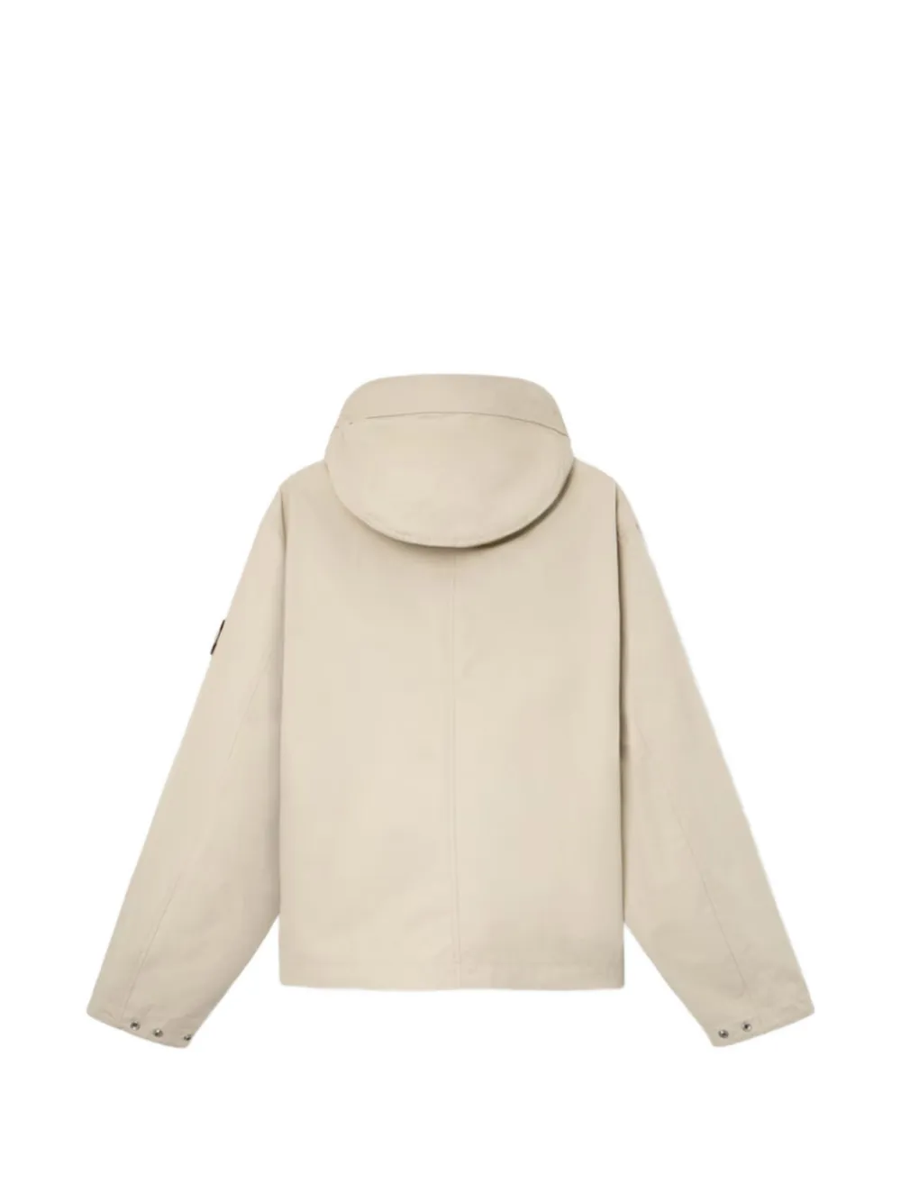 Stone Island Q100025 katoenen canvas_S. I. Ghost jack met capuchon Beige