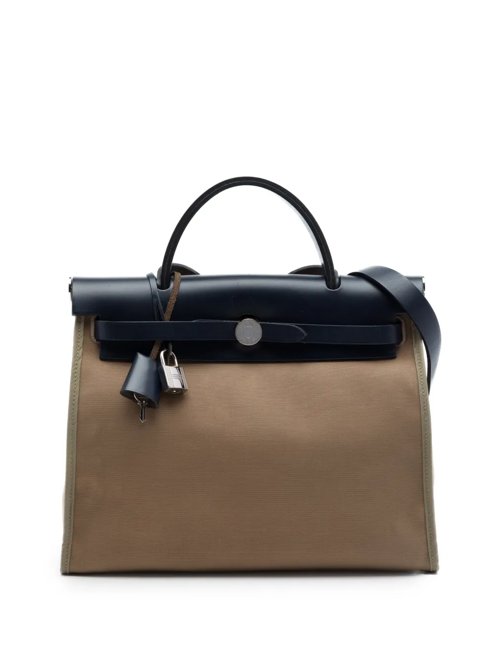 Hermès Pre-Owned 2017 Toile Herbag Zip 31 satchel - Brown