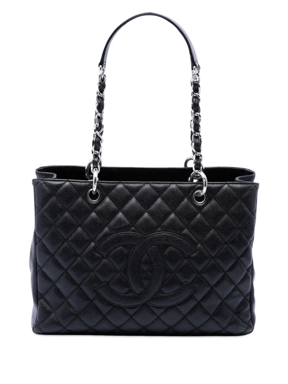 CHANEL Pre-Owned Borsa tote Grand in pelle Caviar 2009-2010 - Nero