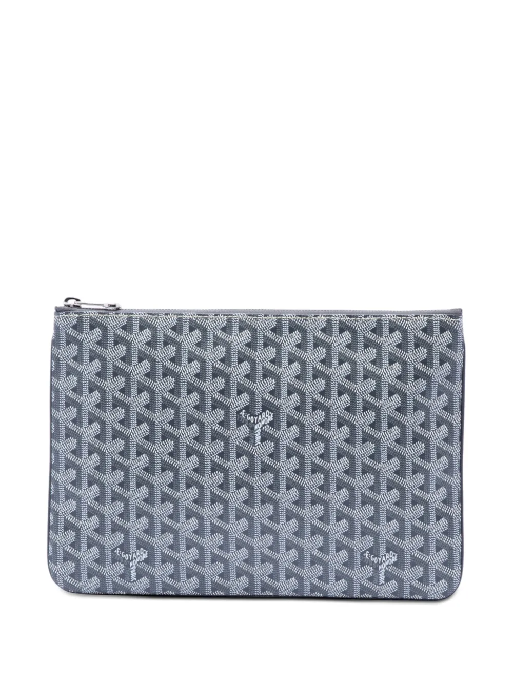 Goyard Pre-Owned 2015 Goyardine Senat MM clutch bag - Grey