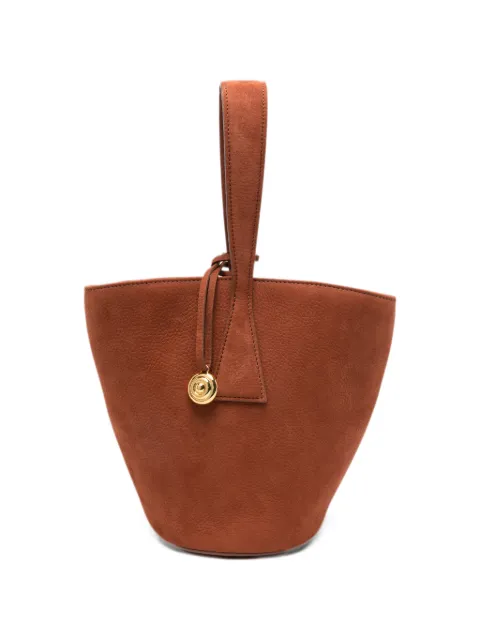 Liffner small leather bucket bag