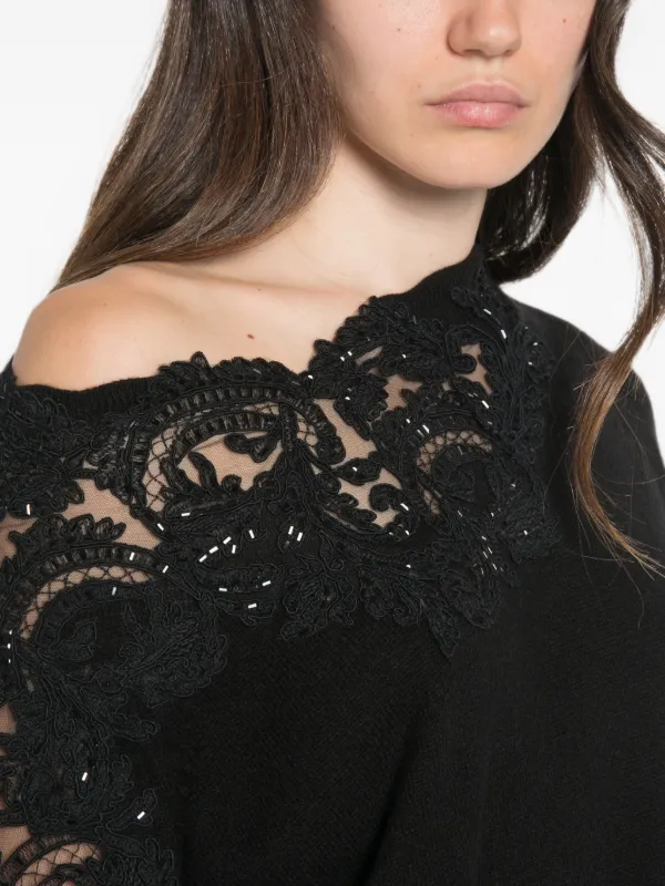 Ermanno Scervino スパンコール セーター | ブラック | FARFETCH JP