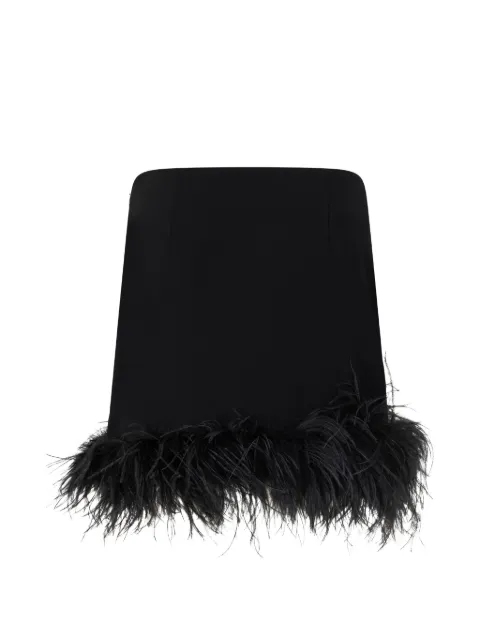 P.A.R.O.S.H. feather-trim skirt