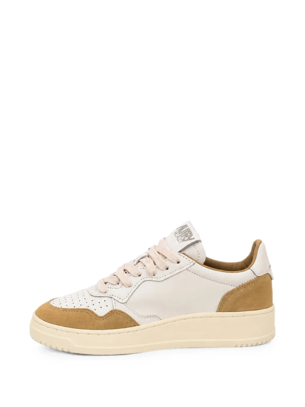 Autry Medalist panelled leather sneakers Wit