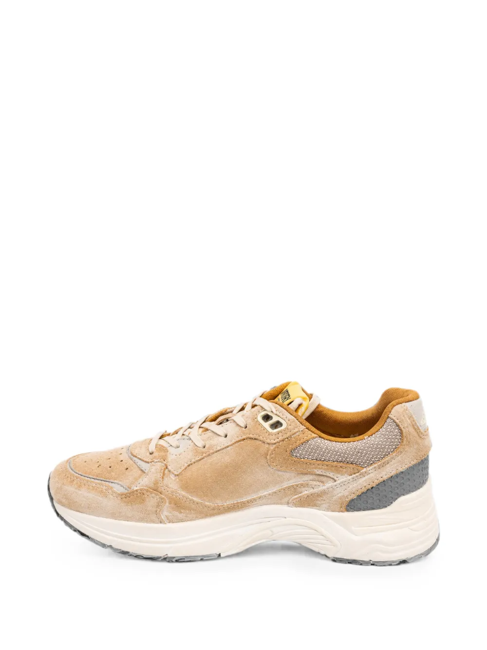 Autry Hyperway Super Vintage sneakers in milkshake and silver suede Bruin