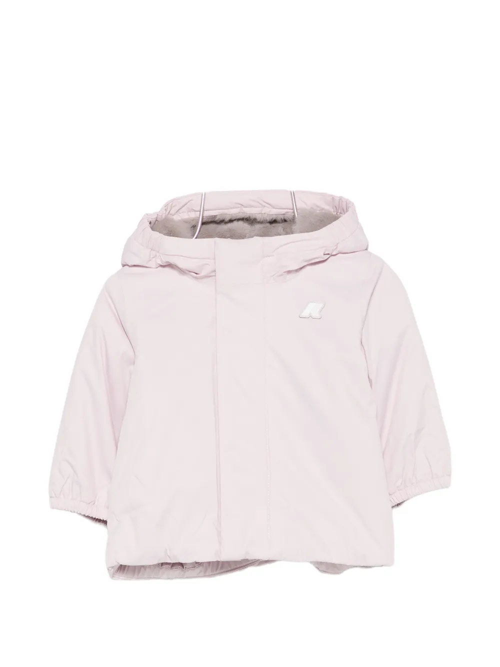 K-way Babies' Logo-patch Padded Jacket In ピンク
