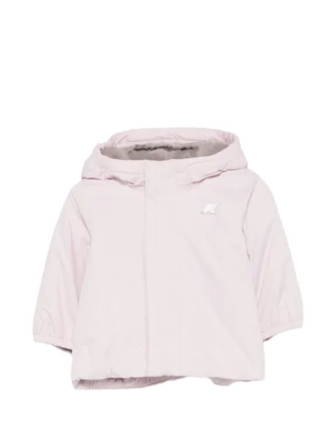 K Way Kids logo-patch padded jacket