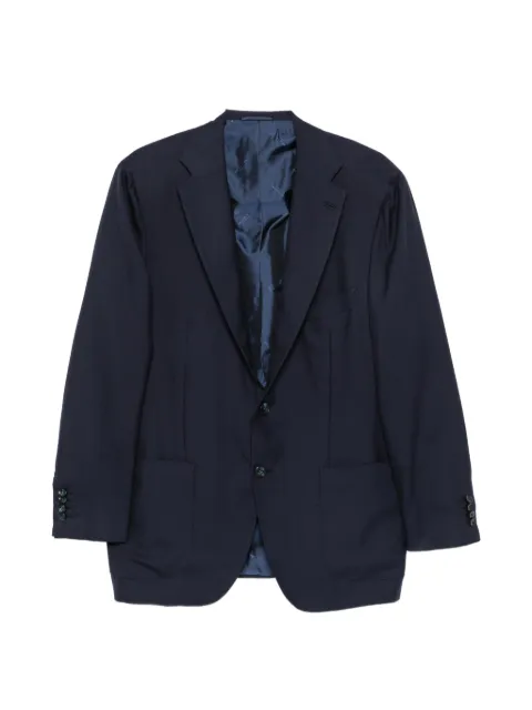 Kiton single-breasted cashmere blazer
