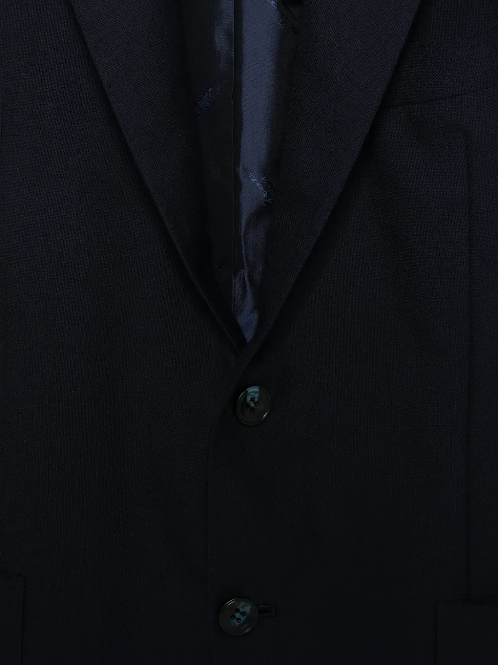 Kiton single-breasted cashmere blazer Blauw