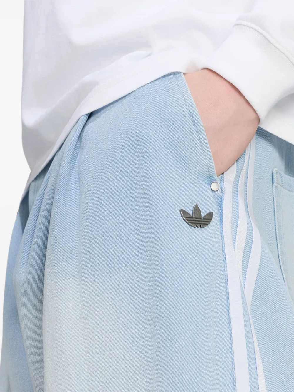 adidas Adilenium Season 5 geplooide jeans Blauw