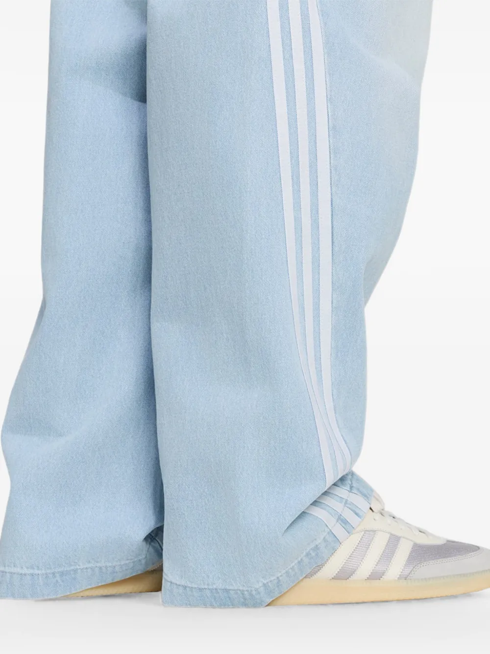 adidas Adilenium Season 5 geplooide jeans Blauw