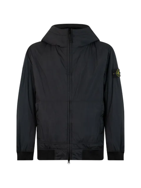 Stone Island 4100110 Crinkle Reps NY hooded jacket