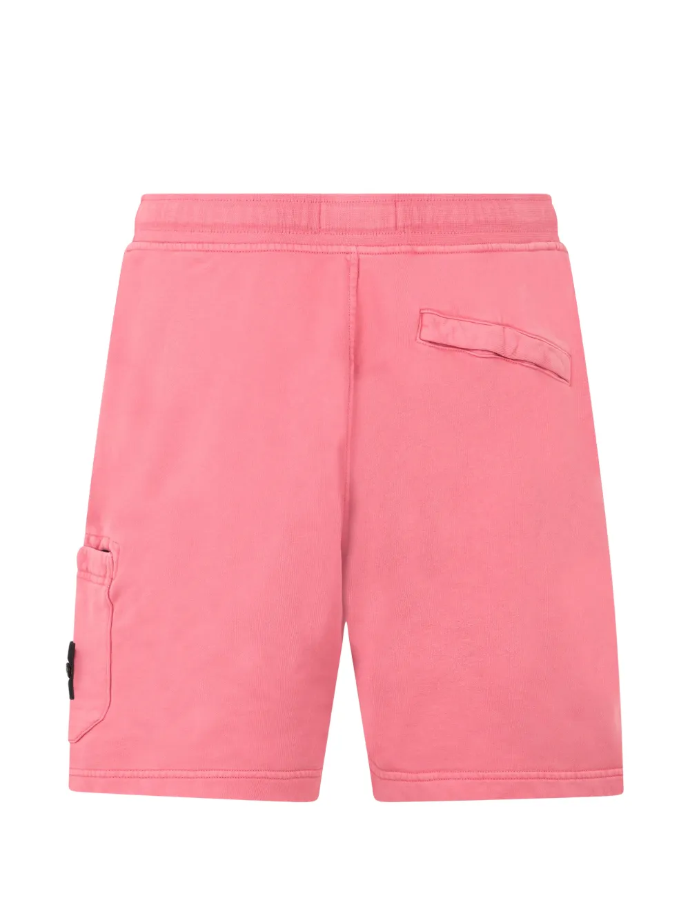 Stone Island 6200011 fleece trainingsshorts van biologisch katoen Roze