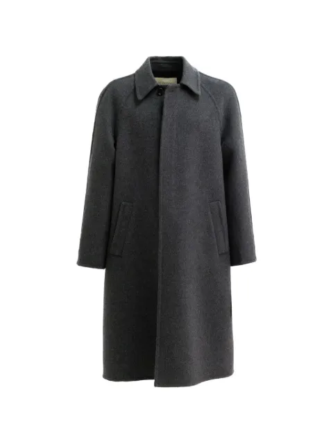 Valentino Garavani raglan-sleeve single-breasted coat
