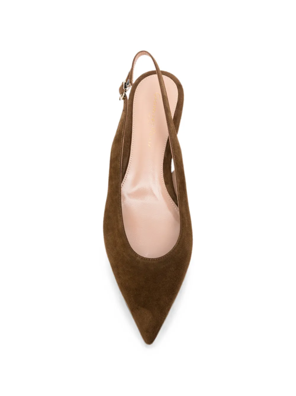 Gianvito Rossi slingback pointed-toe ballet flats Bruin