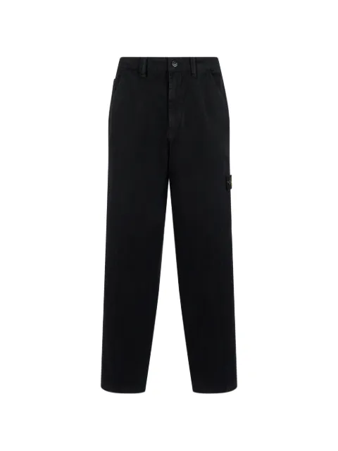 Stone Island 3100014 loose-fit chino trousers with snap pockets