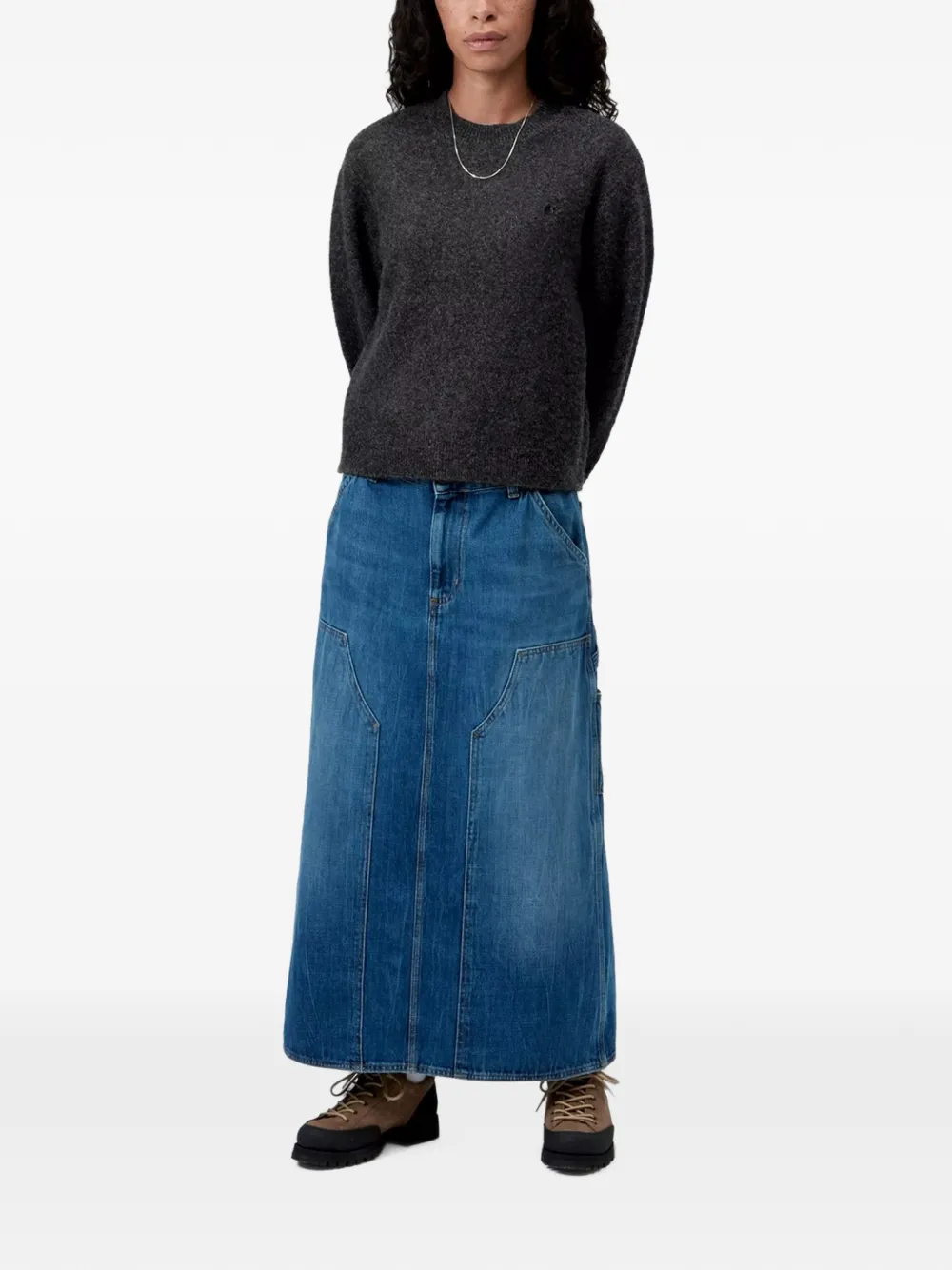 Carhartt WIP Curtis trui Grijs