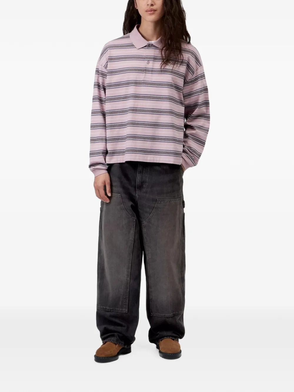Carhartt WIP Brandon Double Knee jeans Zwart