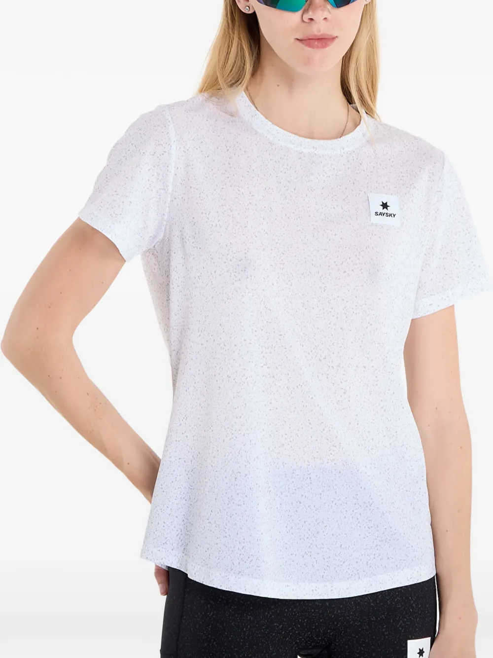 SAYSKY T-shirt girocollo Universe Combat - Bianco