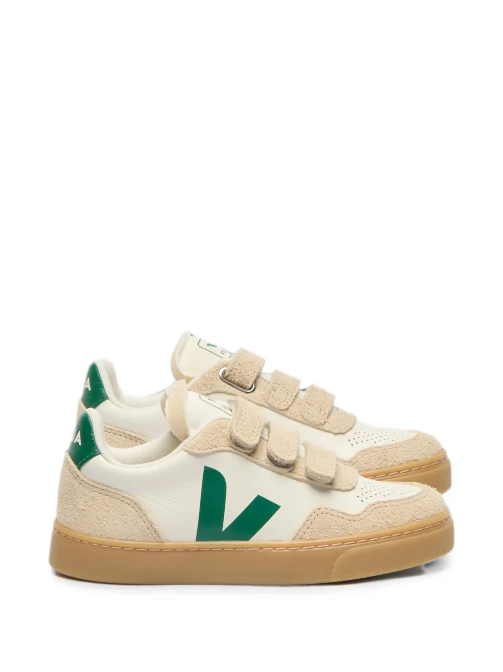 VEJA Kids touch-strap sneakers - Toni neutri