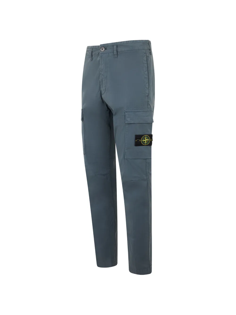Stone Island 3100032 stretch katoenen-twill cargo broek Blauw