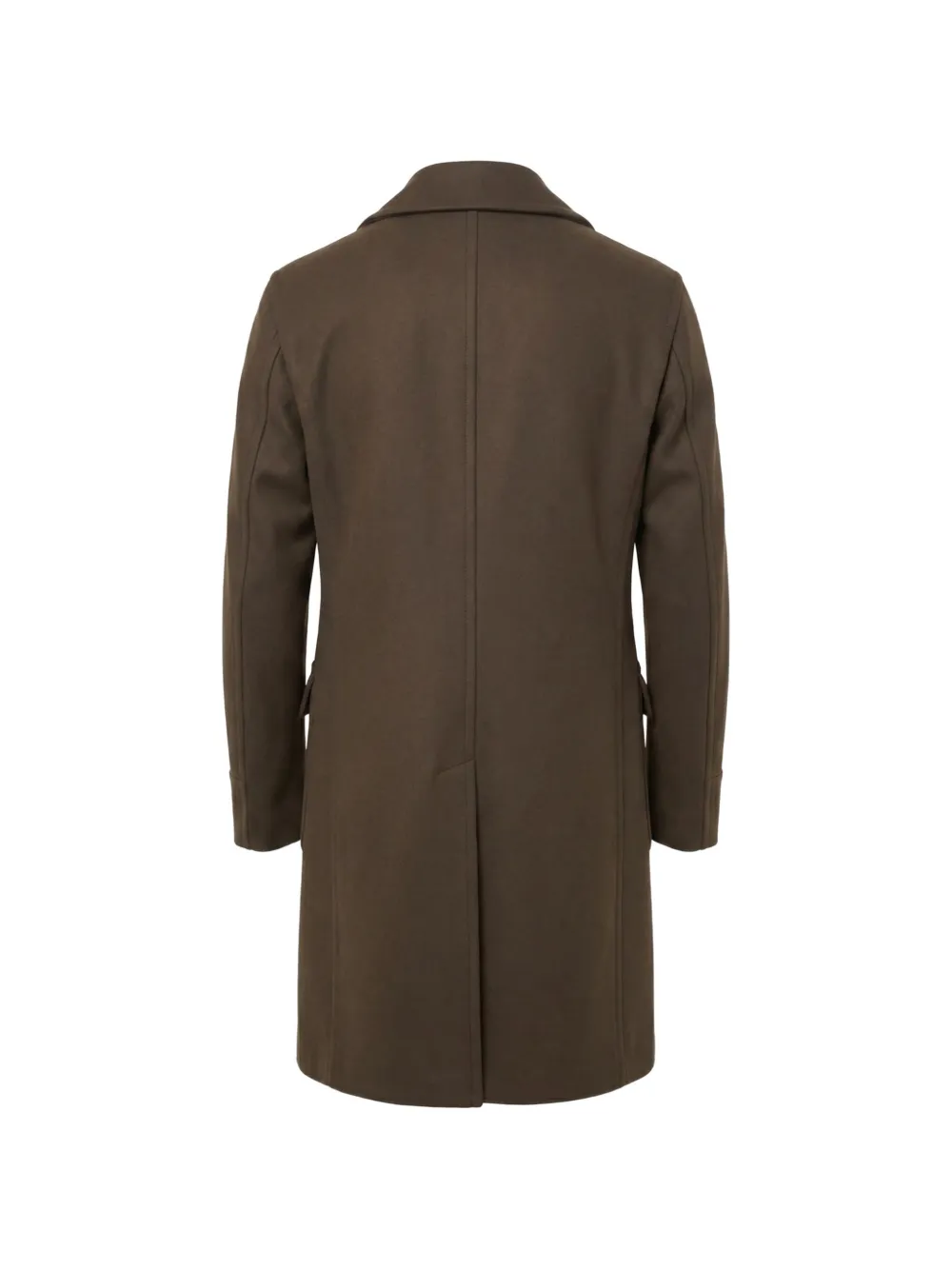 Tagliatore double-breasted wool coat Bruin