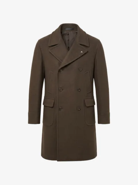 Tagliatore double-breasted wool coat