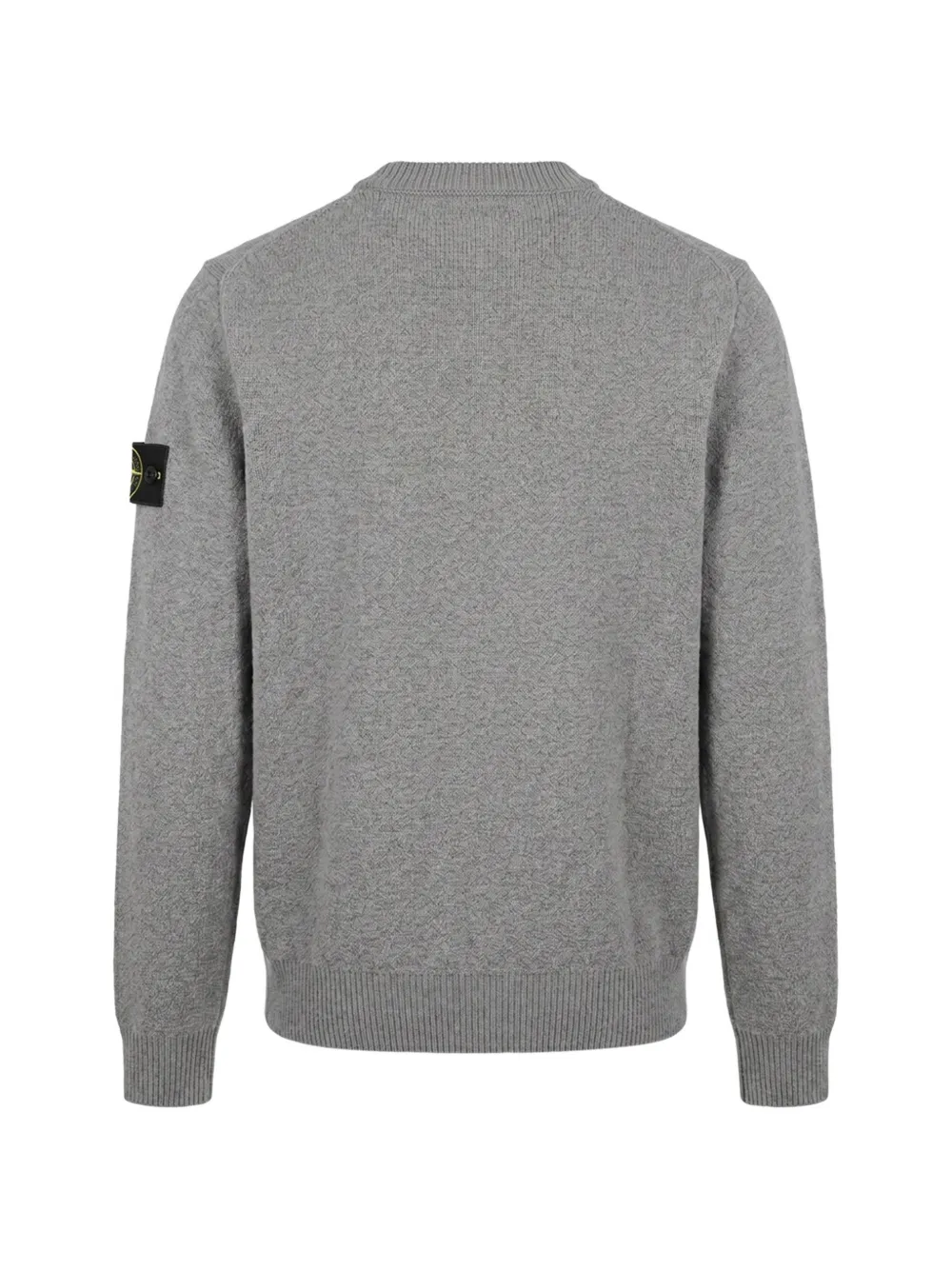 Stone Island Trui met logopatch Grijs