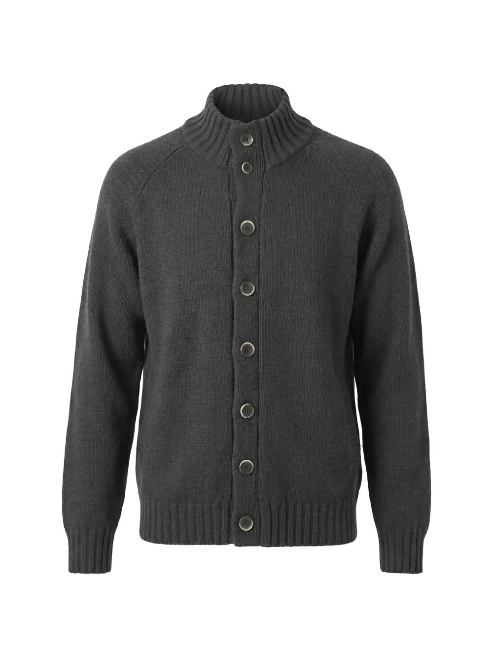 Altea ribbed-knit button-up cardigan - Grau
