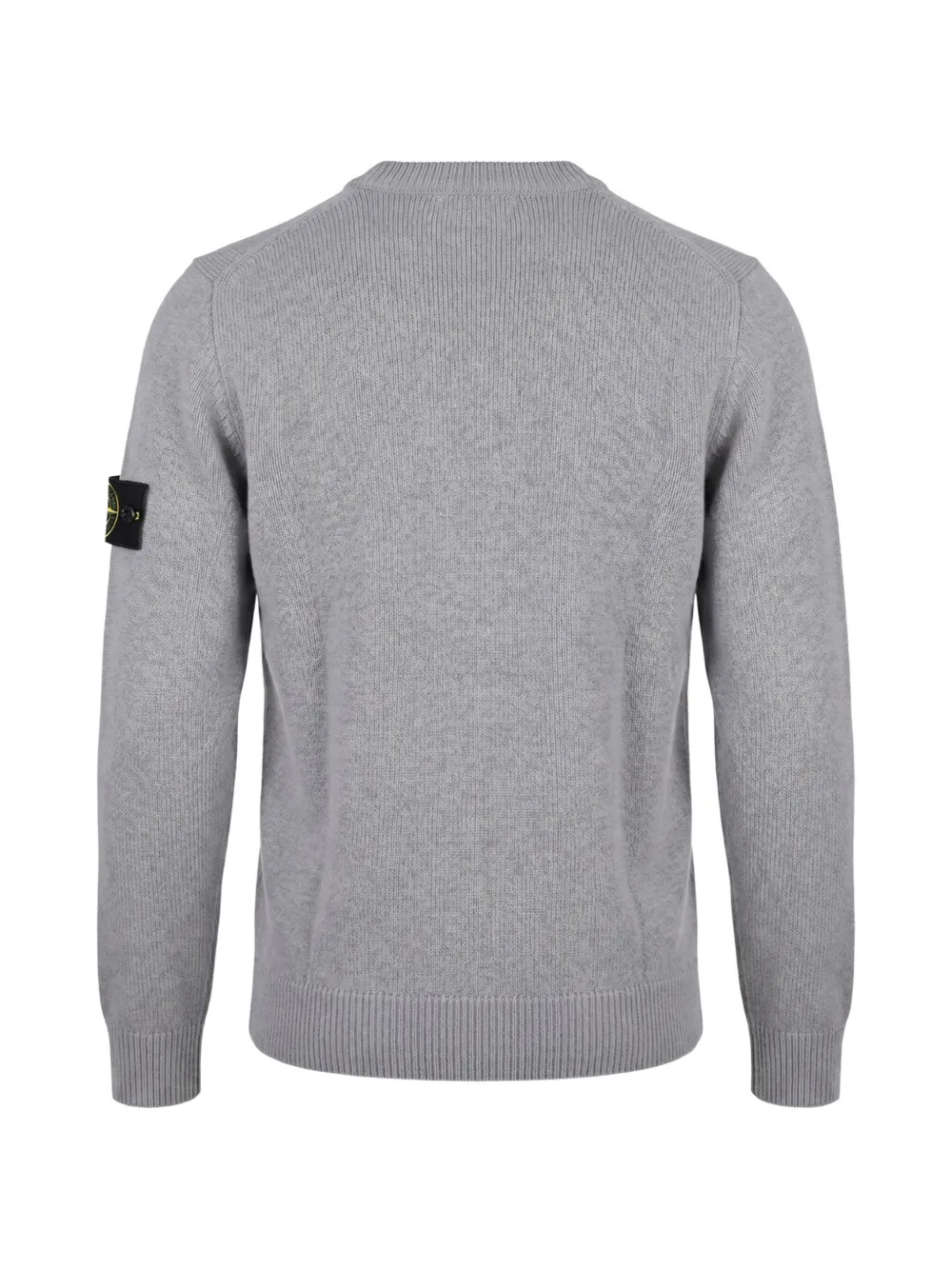 Stone Island Sweater met logopatch Grijs