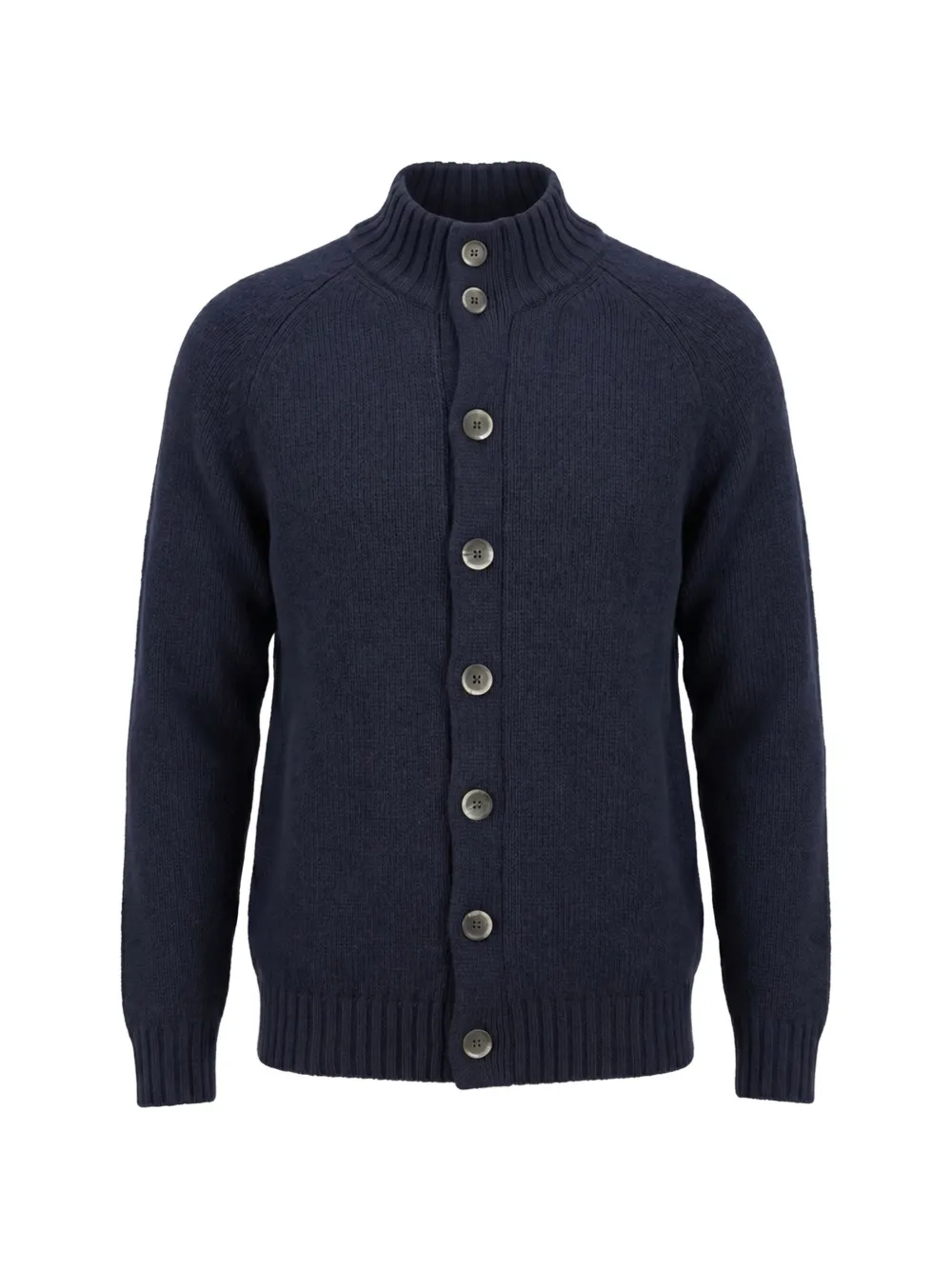 Altea button-up high-neck cardigan - Blau
